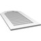 Ekena Millwork Octagonal Top Surface Mount PVC Gable Vent w/ 3-1/2"W x 1"P Standard Frame, 22"W x 42"H GVPOT22X4201SN - alternate 3